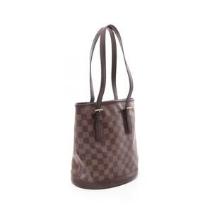 Louis Vuitton Mare Tote Bag Canvas Leather Damier Brown